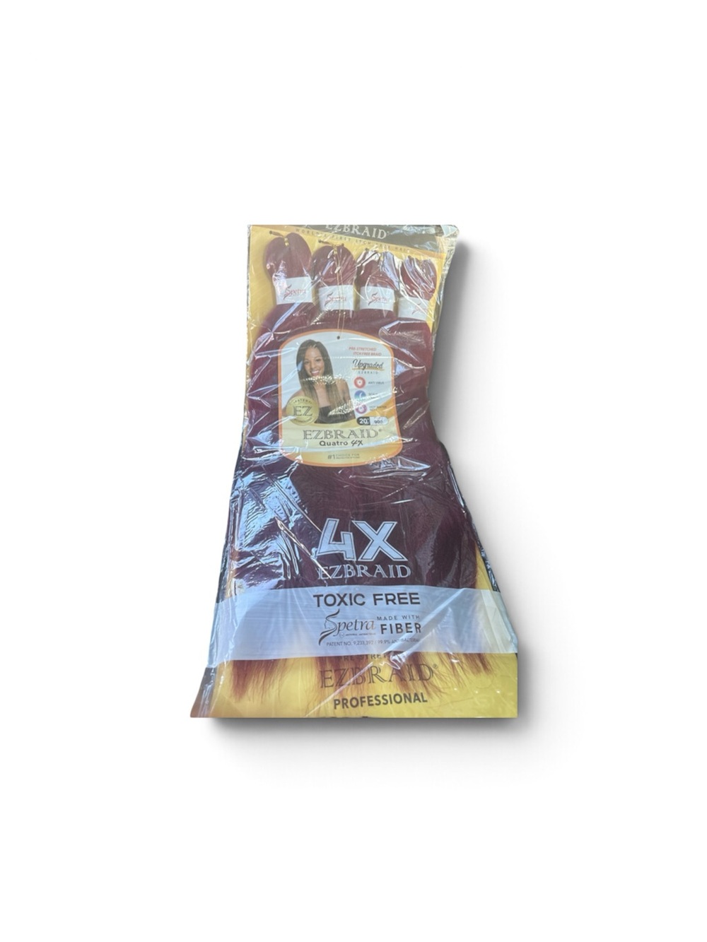 4X Synthetic Braid Hair - Burgundy Ombre